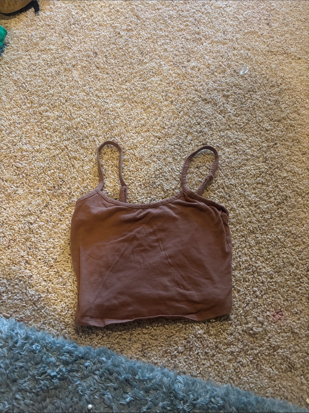 Bozzolo Mauve Spaghetti-Strap Crop Camisole